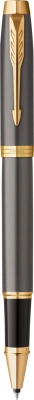 Ручка роллер Parker IM Premium Grey Core GT (2213778) F черн. черн. подар.кор.