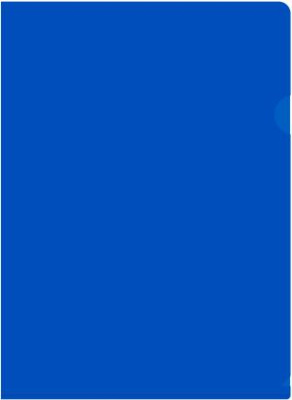 Папка-уголок Бюрократ -E310N/1BLU непрозрачный A4 пластик 0.18мм синий