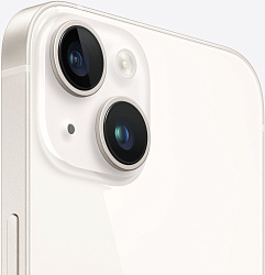 Смартфон Apple A2882 iPhone 14 256Gb 6Gb сияющая звезда моноблок 3G 4G 2Sim 6.1" 1170x2532 iOS 16 12Mpix 802.11 a/b/g/n/ac/ax NFC GPS GSM900/1800 GSM1900 Protect