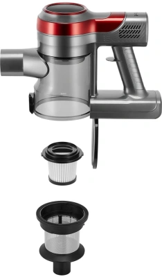 Пылесос ручной Kitfort КТ-5282 200Вт серый/красный