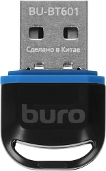 Адаптер USB Buro BU-BT601 Bluetooth V6.0 EDR+ BLE class 2 20м черный