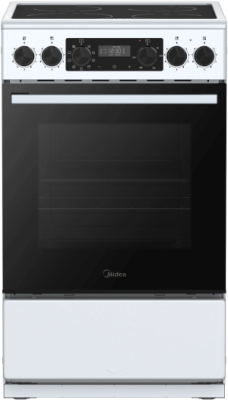 Плита Электрическая Midea MFO-D4E20T9E(WH) белый/черный стеклокерамика (без крышки)