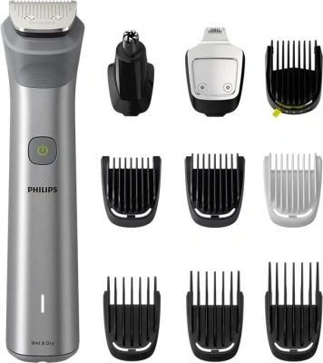 Триммер Philips MG5920/15 серебристый (насадок в компл:10шт)