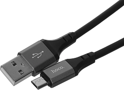 Кабель Hoco X92 Honest Micro USB (m)-micro USB (m) 3м черный коробка