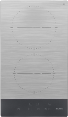 Индукционная варочная поверхность Hyundai HHI 3772 GR серебристый