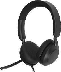 Наушники с микрофоном Jabra Evolve2 40 SE USB-C/A черный 1.5м накладные USB оголовье (24189-999-799)