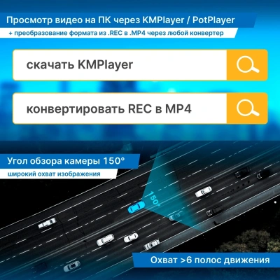 Видеорегистратор TrendVision Online SKY 4G черный 2Mpix 1080x1920 1080p 150гр. GPS внутренняя память:512Mb Ingenic T23