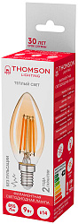 Лампа филам. Thomson Filament TH-B2115 9Вт цок.:E14 свеча 220B св.свеч.бел.теп. Candle (упак.:1шт)