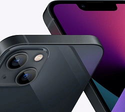 Смартфон Apple A2633 iPhone 13 128Gb 4Gb темная ночь моноблок 3G 4G 1Sim 6.1" 1170x2532 iOS 15 12Mpix 802.11 a/b/g/n/ac/ax NFC GPS GSM900/1800 GSM1900 Protect