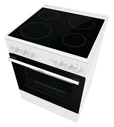Плита Электрическая Gorenje GEC6A11WG белый стеклокерамика (без крышки)
