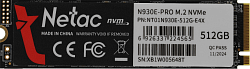 Накопитель SSD Netac PCIe 3.0 x4 512GB NT01N930E-512G-E4X N930E Pro M.2 2280