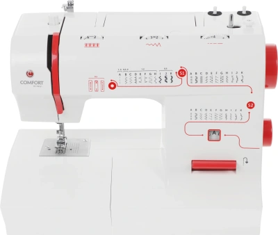 Швейная машина Comfort 2550 белый/красный