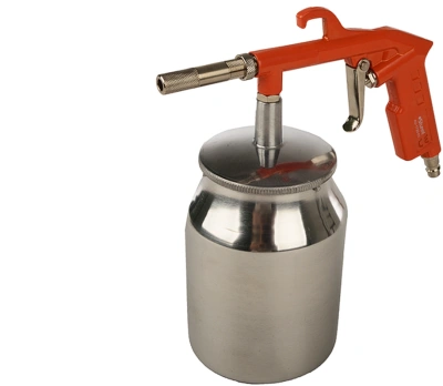 Пистолет пескоструйный Sturm! AU-1720-03 300л/мин соп.:2.5мм бак:1л серебристый