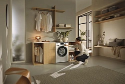 Стиральная машина Miele WWK360 WCS EU1 LW пан.англ. класс: A загр.фронтальная макс.:10кг белый инвертор