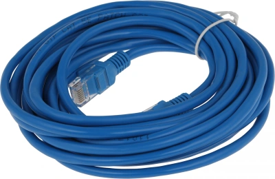 Патч-корд Premier PP12-5M/B 1000Гбит/с UTP 4 пары cat.5E CCA molded 5м синий RJ-45 (m)-RJ-45 (m)