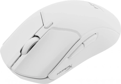 Мышь HyperX Haste 2 белый оптическая 26000dpi беспров. BT/Radio USB 5but (6N0A9AA)
