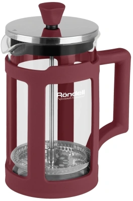 Френч-пресс Rondell Stripes RDS-1641 0.6л красный