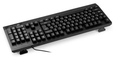 Клавиатура Оклик 115M черный USB (подставка для запястий) (1678098)