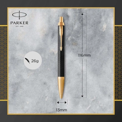 Ручка шариков. Parker IM Premium K323 (1931667) Black GT M син. черн. подар.кор.