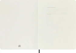 Блокнот Moleskine CLASSIC SOFT QP621 XLarge 190х250мм 192стр. линейка мягкая обложка черный