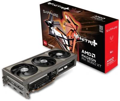 Видеокарта Sapphire PCI-E 5.0 11350-01-20G NITRO+AMD RADEON RX 9060 XT GAMING OC 16GB DUAL AMD Radeon RX 9060XT 16Gb 128bit GDDR6 2780/20000 HDMIx2 DPx2 HDCP Ret