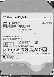 Жесткий диск WD SATA-III 22TB 0F48278 WUH722422ALE6L4 Server Ultrastar DC HC580 4KN (7200rpm) 512Mb 3.5"