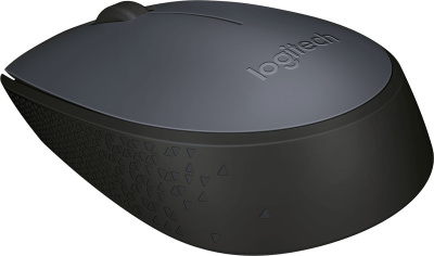 Мышь Logitech M170 черный/темно-серый оптическая (1000dpi) беспроводная USB для ноутбука (2but)