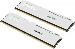 Память DDR5 2x16GB 6400MHz Kingston KF564C32BWEK2-32 Fury Beast RTL Gaming PC5-51200 CL32 DIMM 288-pin 1.4В kit dual rank с радиатором Ret