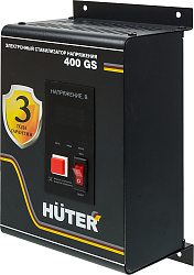 Стабилизатор напряжения Huter 400GS 0.35кВА однофазный серый (63/6/12)