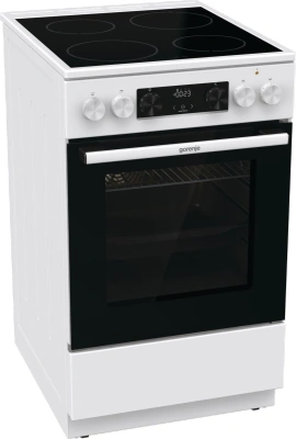 Плита Электрическая Gorenje GEC5C61WG белый стеклокерамика (без крышки)