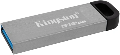 Флеш Диск Kingston 512GB DataTraveler Kyson DTKN/512GB USB3.2 серебристый/черный