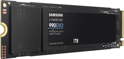 Накопитель SSD Samsung PCIe 4.0 x4 1TB MZ-V9E1T0B/AM 990 EVO M.2 2280