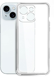 Чехол (клип-кейс) BoraSCO для Apple iPhone 15 Plus Bumper Case прозрачный (72406)