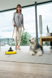 Пылесос-электровеник Karcher KB 5 650Вт желтый/черный