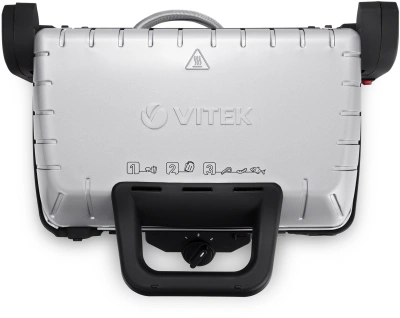 Электрогриль Vitek VT-2633 2000Вт серебристый