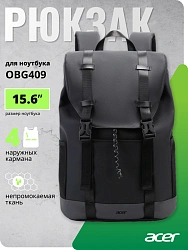 Рюкзак для ноутбука 15.6" Acer LS series OBG409 черный полиэстер (ZL.BAGEE.00S)