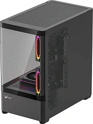 Корпус Formula Crystal U1M Cosmic черный без БП mATX 1xUSB3.0 audio bott PSU