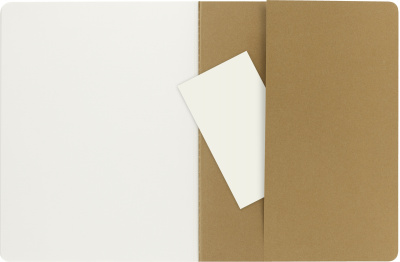 Блокнот Moleskine CAHIER JOURNAL QP423 XLarge 190х250мм обложка картон 120стр. нелинованный бежевый (3шт)