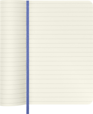 Блокнот Moleskine CLASSIC SOFT QP611B42 Pocket 90x140мм 192стр. линейка мягкая обложка голубая гортензия