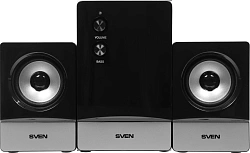 Колонки Sven MS-90 2.1 черный 10Вт