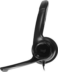 Наушники с микрофоном Logitech H390 черный 1.9м накладные USB оголовье (981-001577)