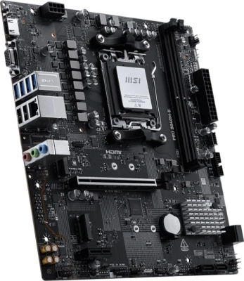 Материнская плата MSI PRO B840M-B SocketAM5 AMD B840 2xDDR5 ATX AC`97 8ch(7.1) 2.5Gg RAID+VGA+HDMI