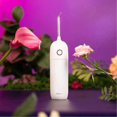 Ирригатор Scarlett SC-WF03 портатив. 3насад. белый