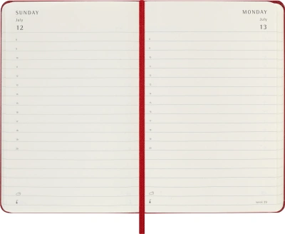 Ежедневник Moleskine CLASSIC Pocket 90x140мм 400стр. красный