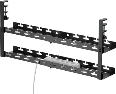 Кабель-канал Cactus CS-CM-700-2BK для столов 72.8x13.5x34.2см черный