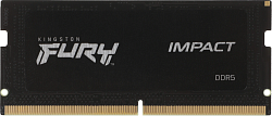 Память DDR5 16GB 6400MHz Kingston KF564S38IB-16 Fury Impact RTL PC5-51200 CL38 SO-DIMM ECC 262-pin 1.35В single rank Ret