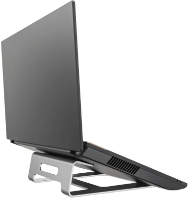 Подставка для ноутбука Cactus CS-NB-AL 15.4" 235x235 серебристый