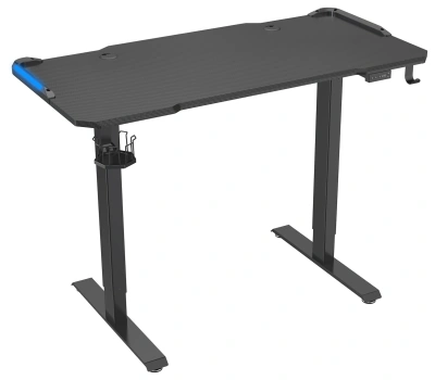 Стол для компьютера Cactus CS-ED-GBK с электроприводом столешница МДФ карбон каркас черный 120x60x72см (CS-ED-GBK)
