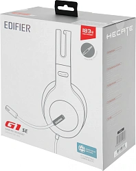 Наушники с микрофоном Edifier G1SE черный 2.5м накладные оголовье