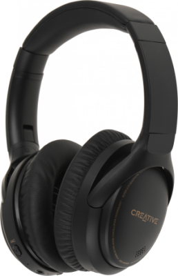 Гарнитура мониторные Creative Zen Hybrid 1.2м черный беспроводные bluetooth оголовье (51EF1010AA001)